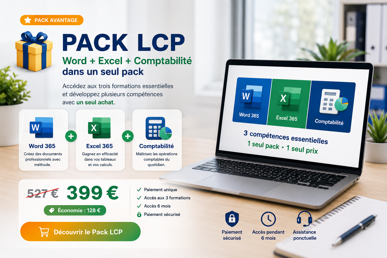 Pack LCP Word Excel Comptabilité