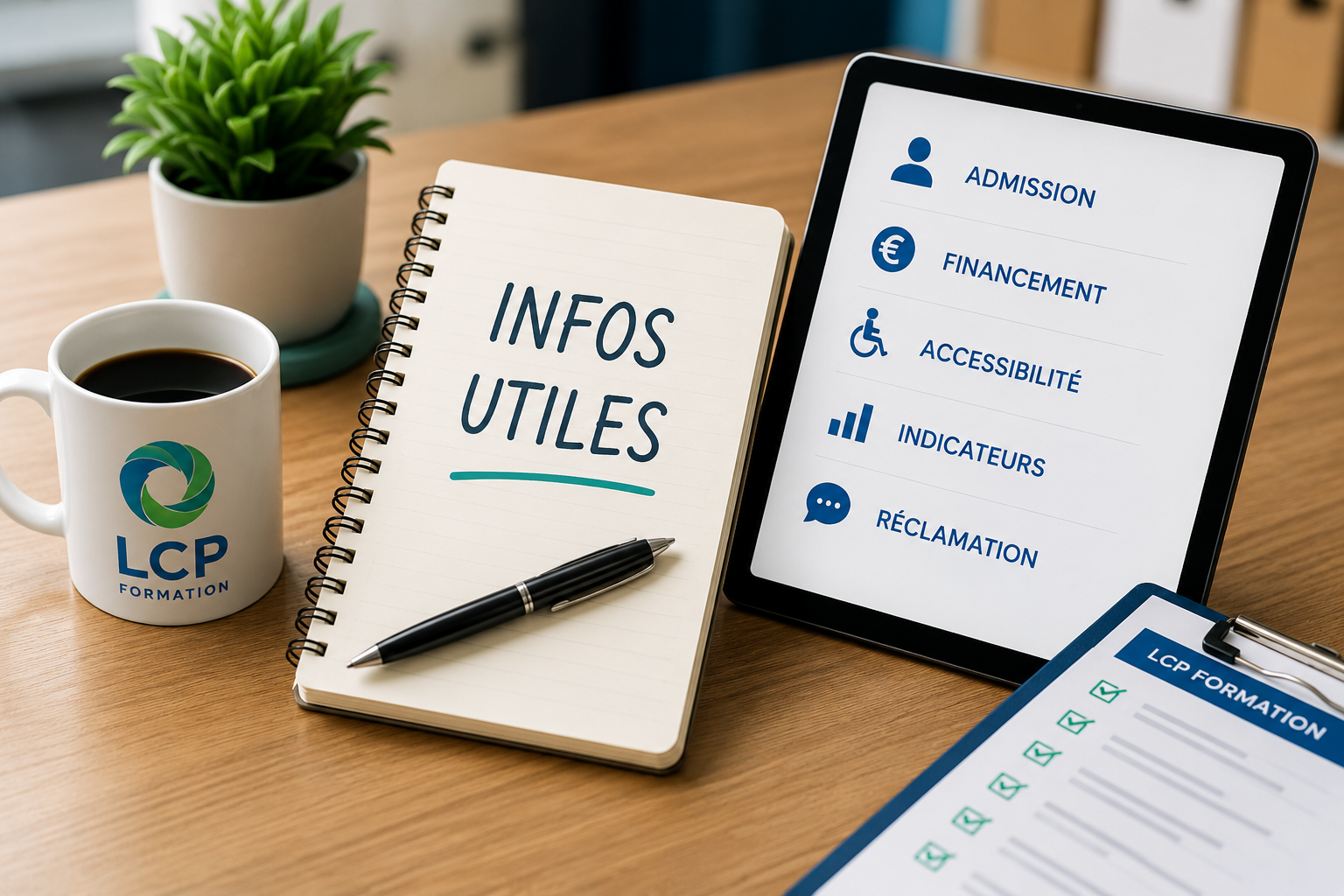 Infos utiles LCP FORMATION