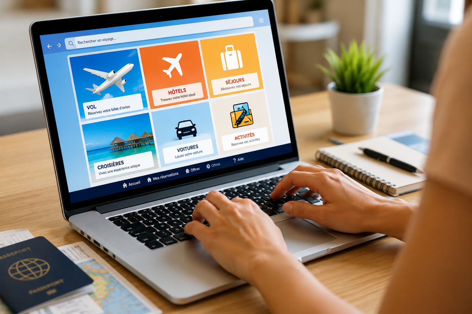 Réserver des prestations touristiques